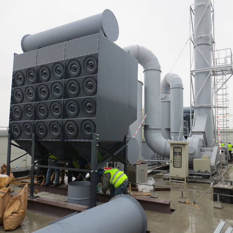 脉冲横置滤筒除尘器